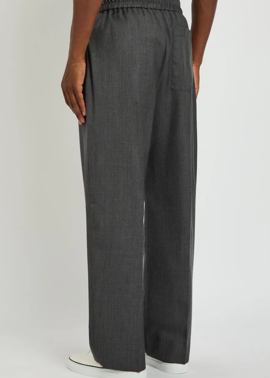Nilson wool and cashmere-blend trousers