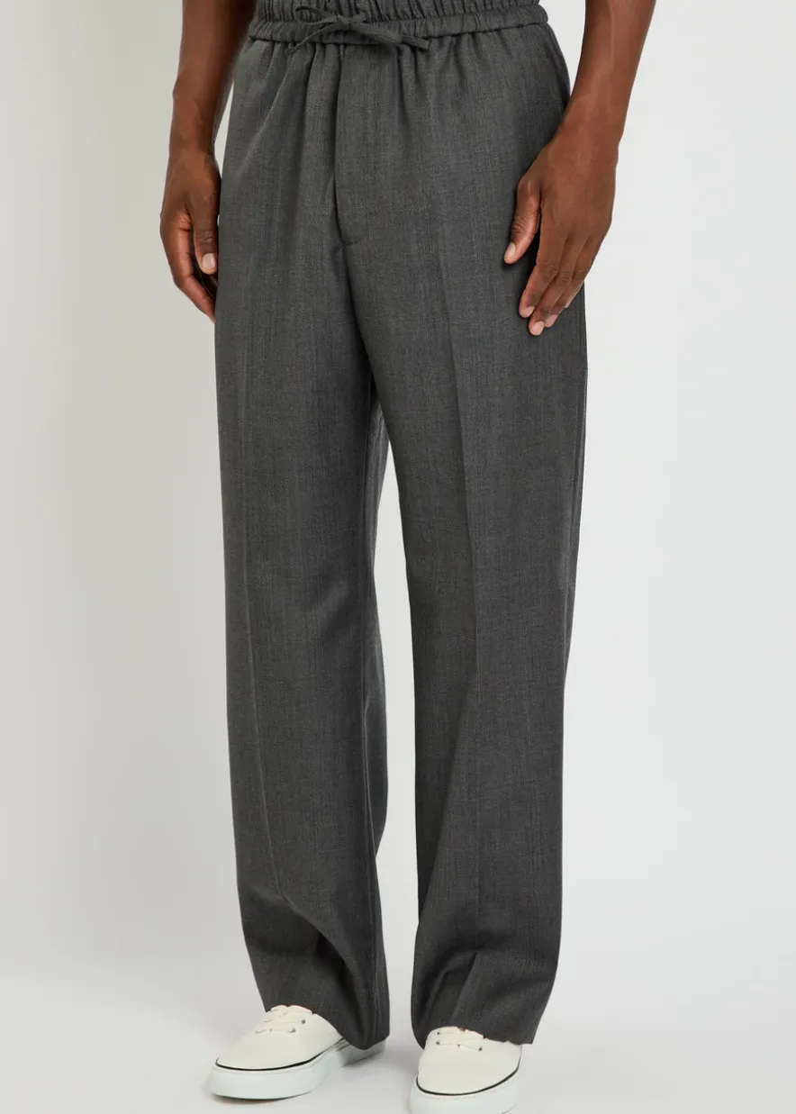 Nilson wool and cashmere-blend trousers