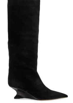 Nina 50 suede knee-high boots