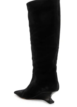 Nina 50 suede knee-high boots