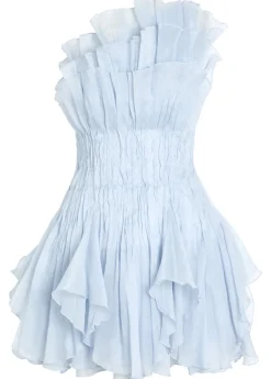 Nisha ruffled chiffon mini dress