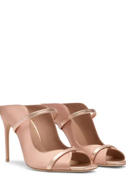 Noah 90 satin heeled sandals