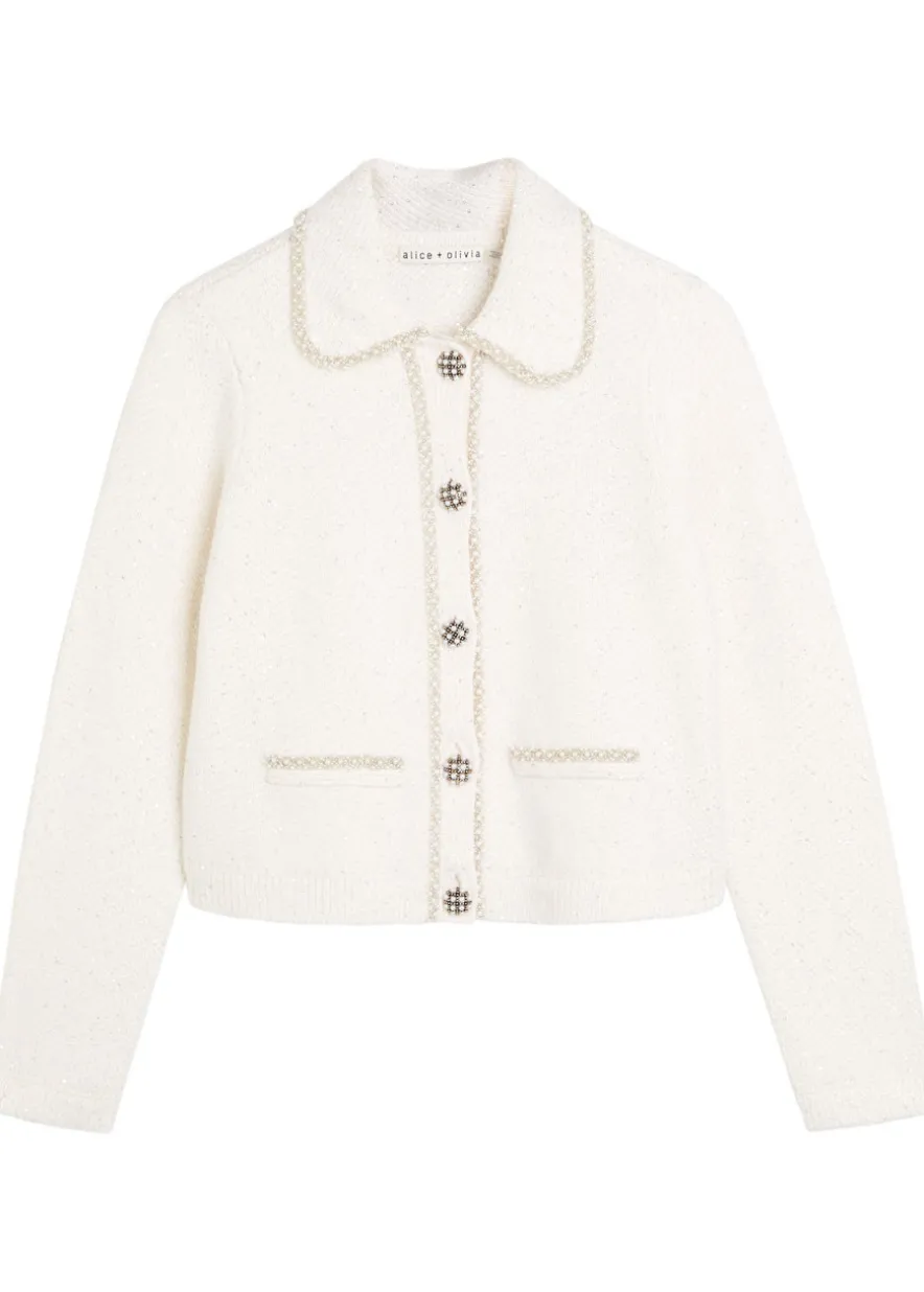 Noella embellished knit jacket