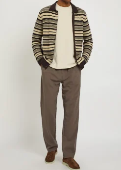 Nolan striped cotton polo shirt