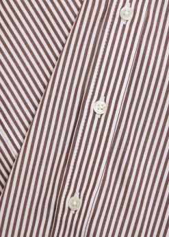 Nolan striped cotton-poplin shirt