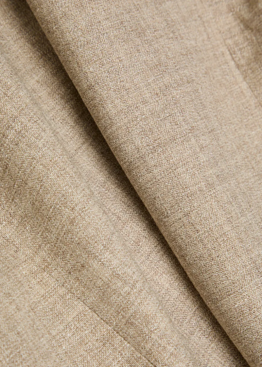 Noor linen and wool-blend blazer