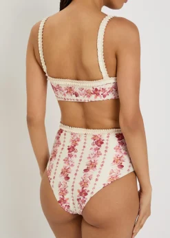 Nopal floral-print bikini briefs