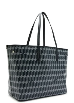 No.55 printed leather tote