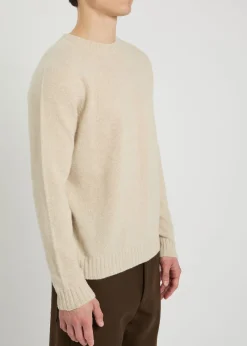 Norfolk cashmere and wool-blend jumper