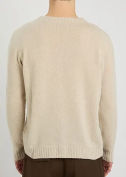 Norfolk cashmere and wool-blend jumper