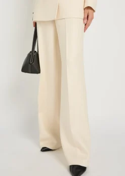 Norman silk and wool-blend trousers