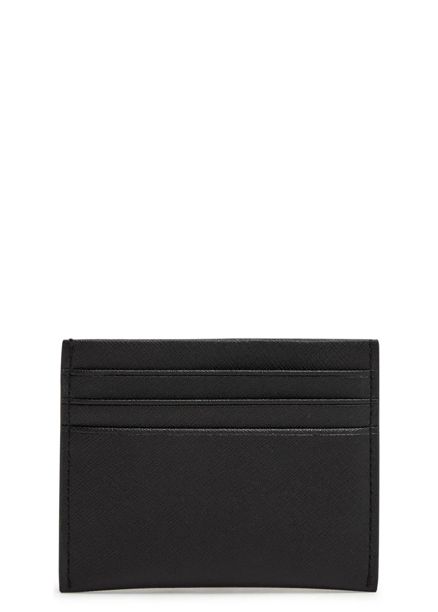 Northon logo saffiano leather card holder