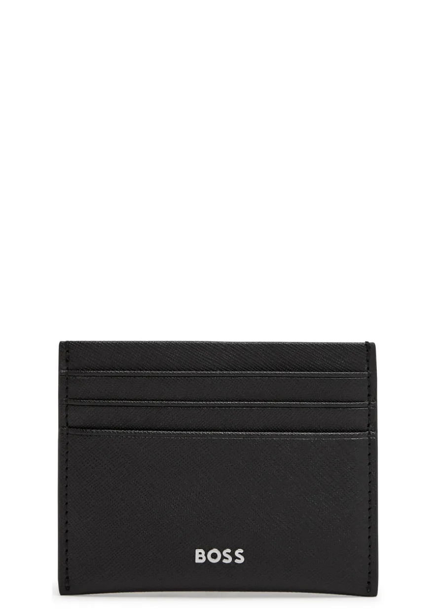 Northon logo saffiano leather card holder