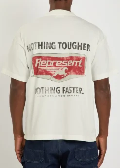 Nothing Faster printed cotton T-shirt