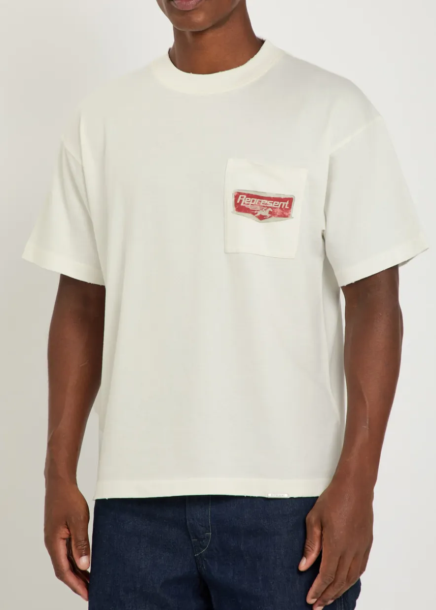 Nothing Faster printed cotton T-shirt