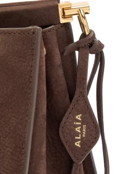 Nubuck small shoulder bag