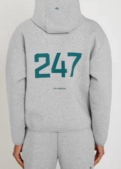 247 Numbers cotton-blend sweatshirt