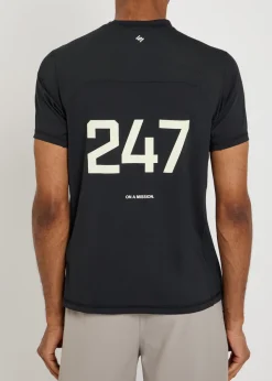 247 Numbers stretch-jersey T-shirt