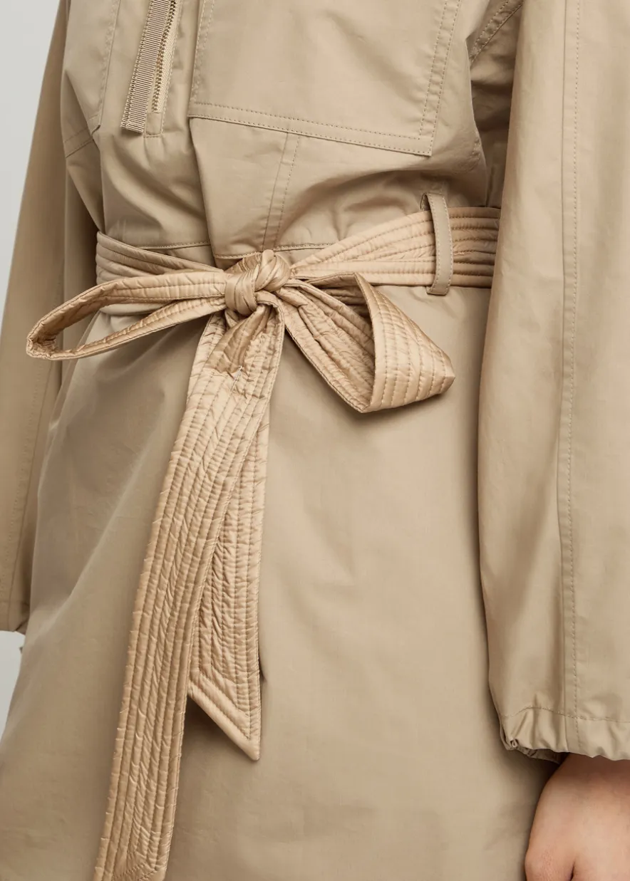 Nylon midi dress