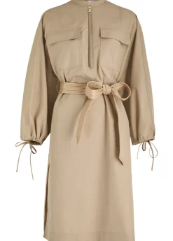 Nylon midi dress