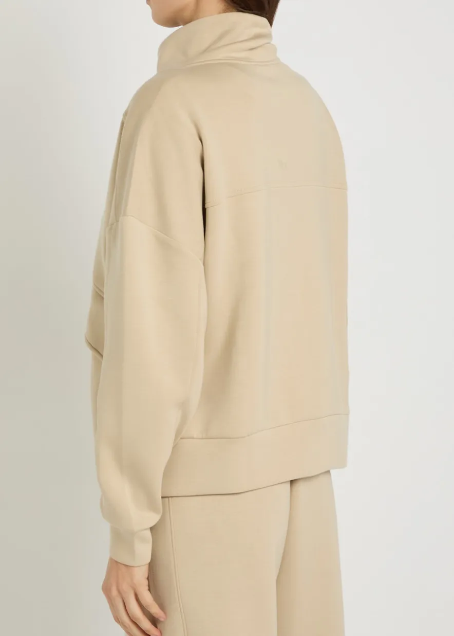 Oakland funnel-neck jersey jacket