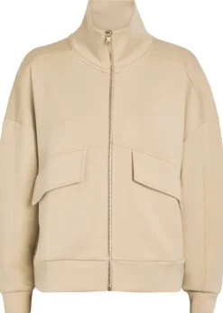 Oakland funnel-neck jersey jacket