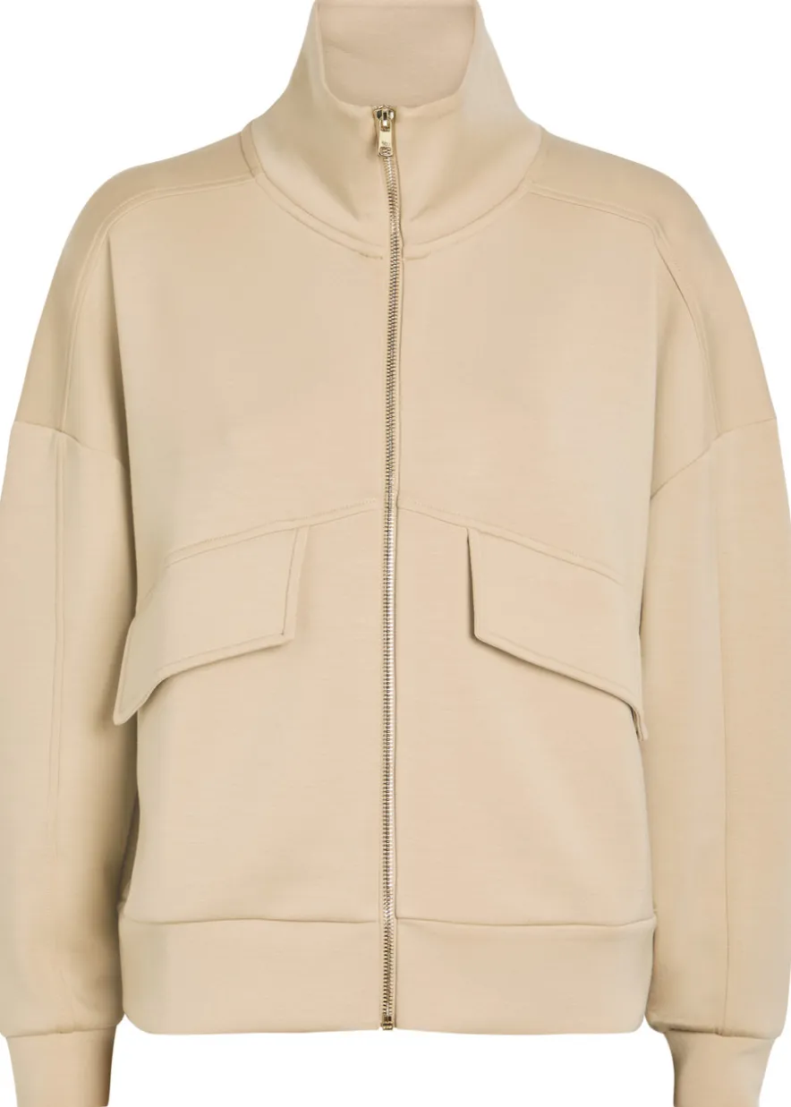 Oakland funnel-neck jersey jacket