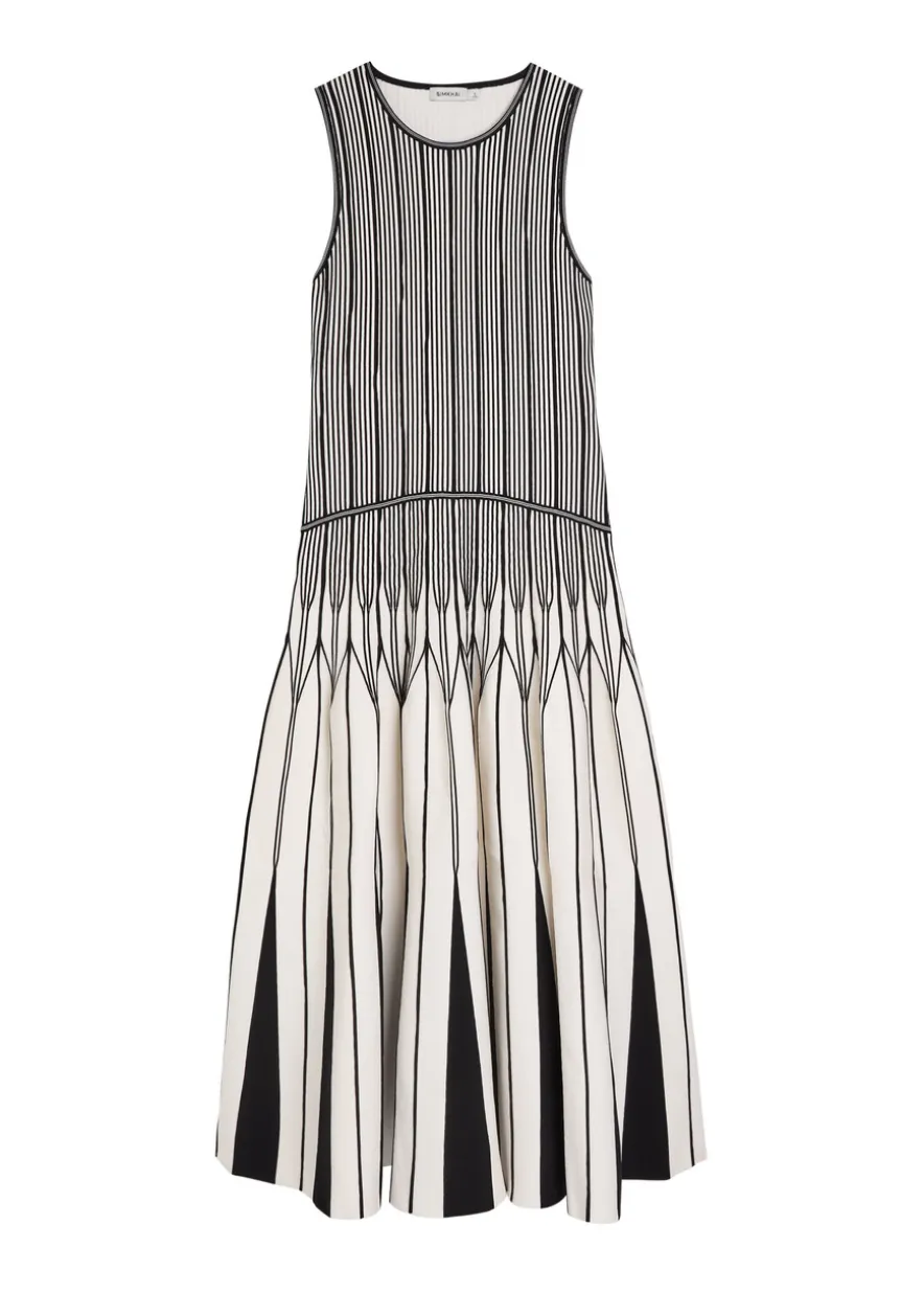 Oaklen patterned knit midi dress