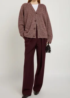 Oak Marl cashmere cardigan