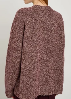 Oak Marl cashmere cardigan
