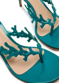 Ocean 70 patent leather thong mules