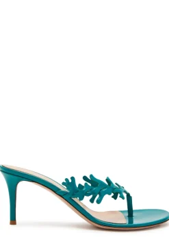 Ocean 70 patent leather thong mules