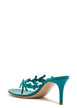 Ocean 70 patent leather thong mules