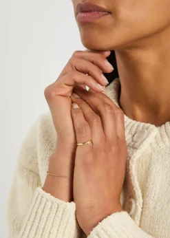 Odile Mini 18kt gold-plated ring