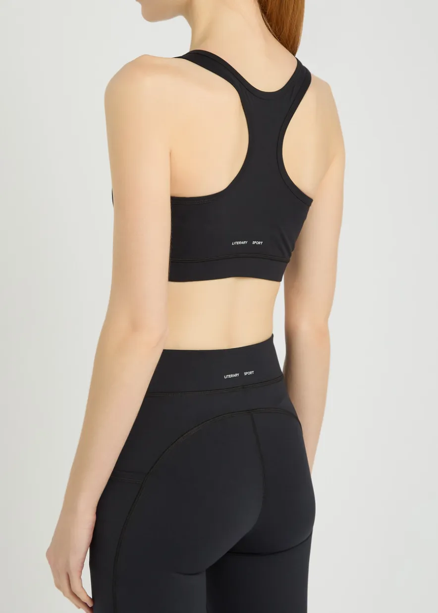 O'Hara stretch-jersey bra top
