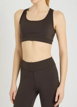O'Hara stretch-jersey bra top