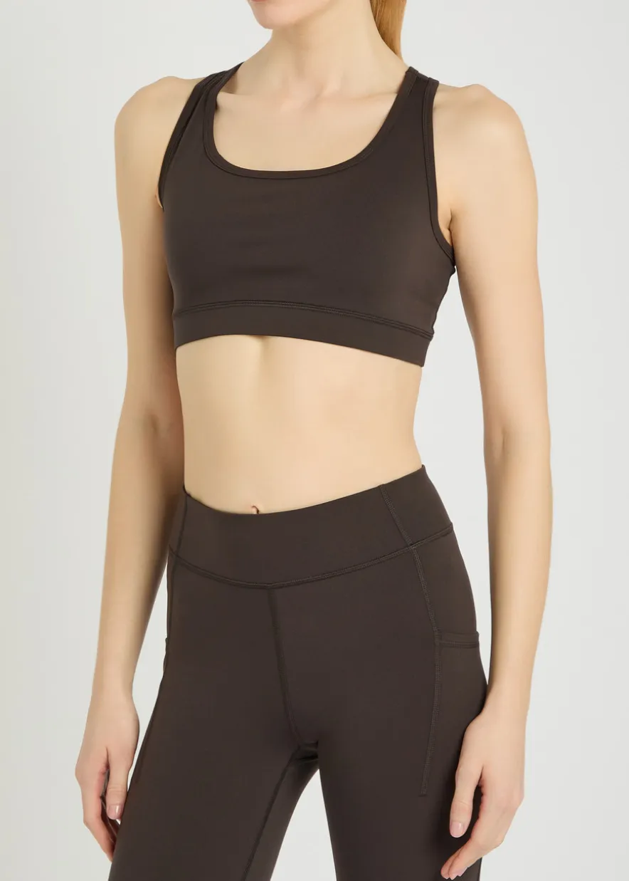 O'Hara stretch-jersey bra top