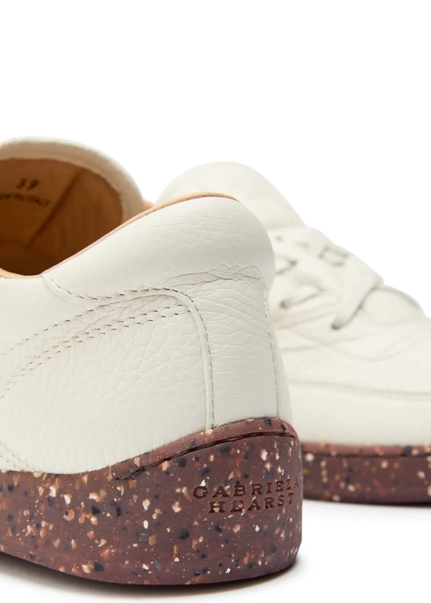 Ohio grained leather sneakers