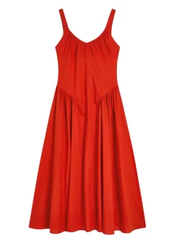 Olas cotton midi dress