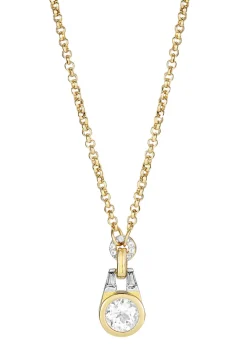 Olive 18kt gold vermeil necklace