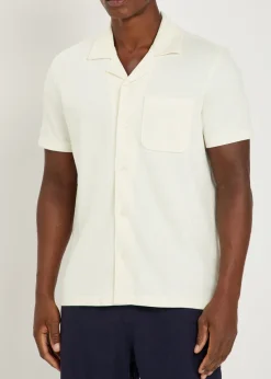 Oliver ribbed cotton-blend shirt