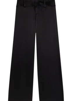 Olivia wide-leg satin trousers