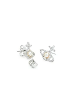 Olympia embellished orb stud earrings