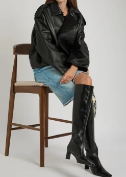 Ona 55 leather knee-high boots