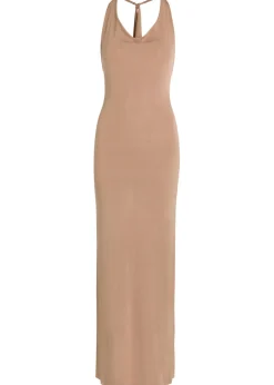 Onda layered knit maxi dress