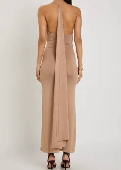 Onda layered knit maxi dress