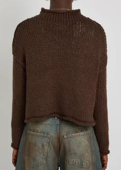 Opal cotton-blend jumper