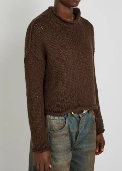 Opal cotton-blend jumper