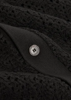 Open-knit cotton-blend shirt
