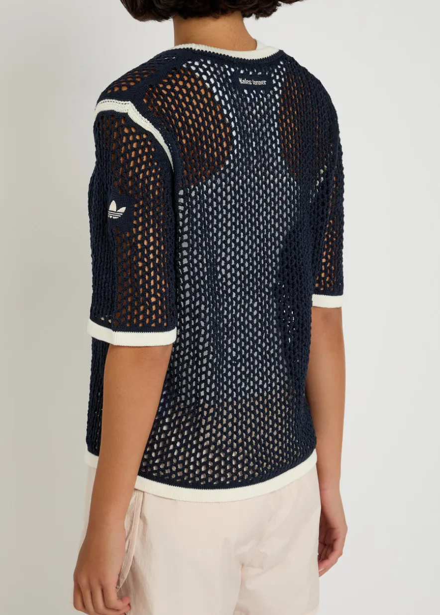 Open-knit T-shirt